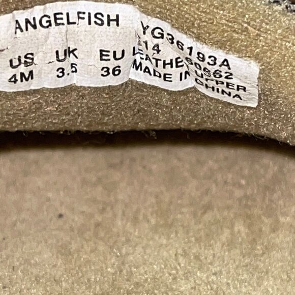 Sperry Angelfish Tan Slip On Boat Shoes Size 4 Women's - Picture 8 of 8